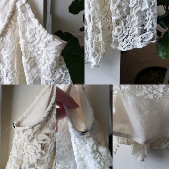 COPY - 🌴Material Girl Floral Lace Crop Top Cami🌴 - Picture 7 of 8